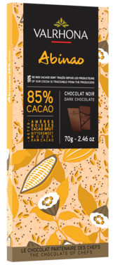 Mørk Sjokolade 85% Abinao 70g Valrhona