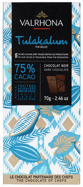 Mørk Sjokolade 75% Tulakalum 70g Valrhona
