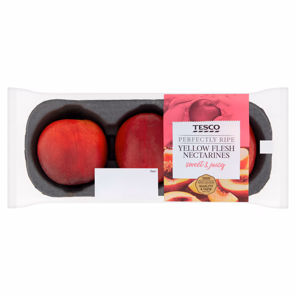 Tesco Perfectly Ripe Nectarines Minimum 3