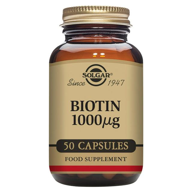 Solgar Biotin 1000µg Vegetable Capsules x50
