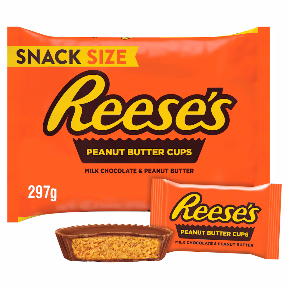 Reese's Milk Chocolate Peanut Butter Cups Snack Size Multipack 297g