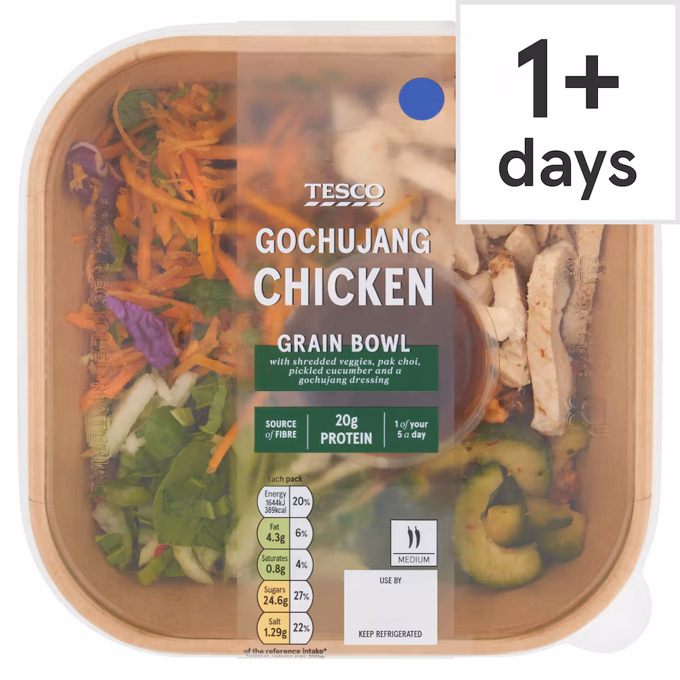 Tesco Gochujang Chicken Grain Bowl 360g