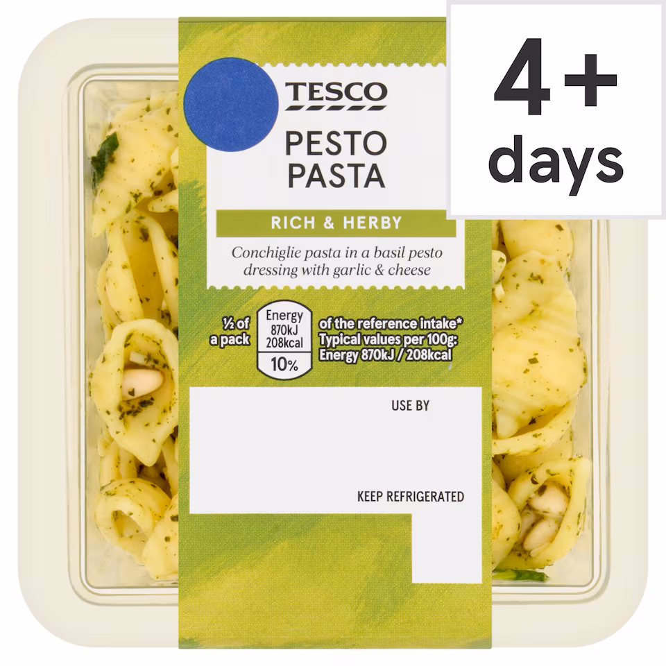 Tesco Pesto Pasta 200g