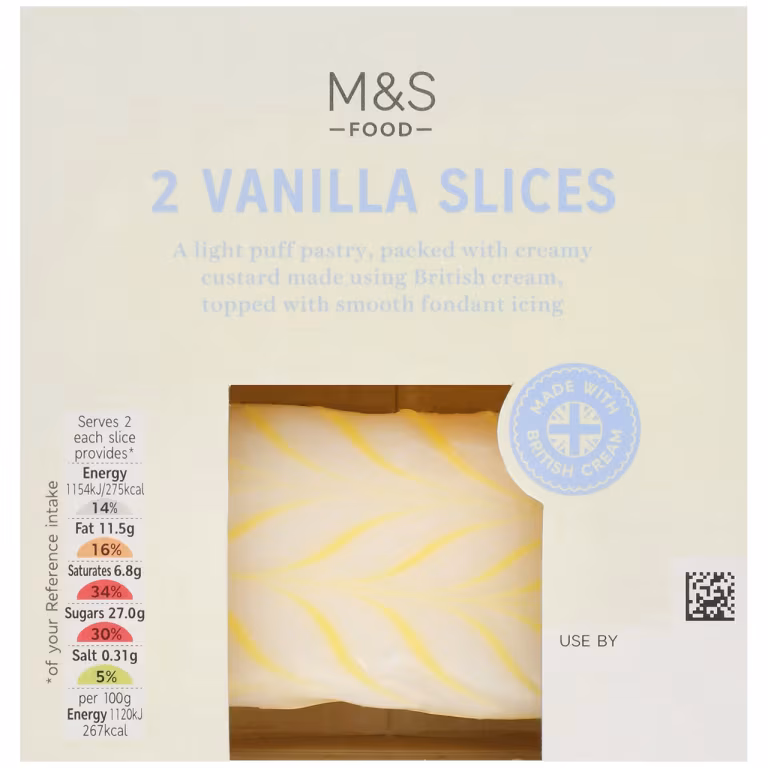 M&S 2 Vanilla Slices