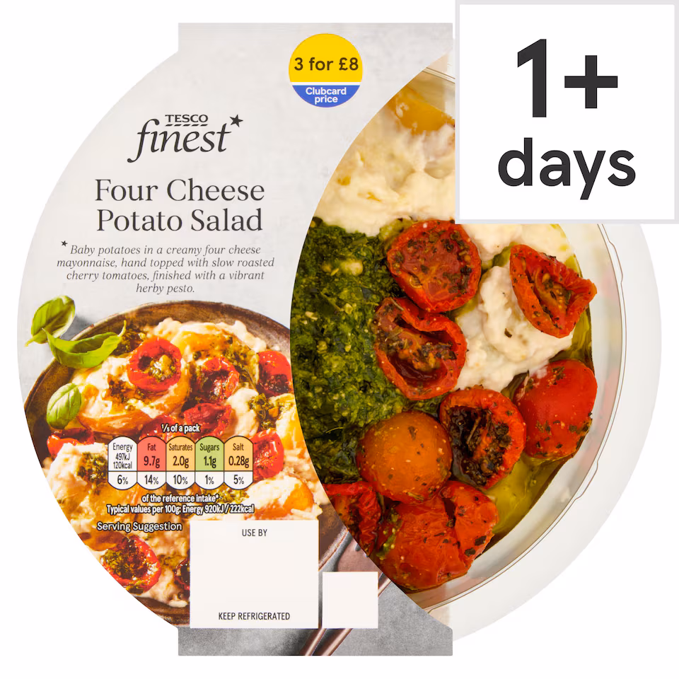 Tesco Finest Four Cheese Potato Salad 270g