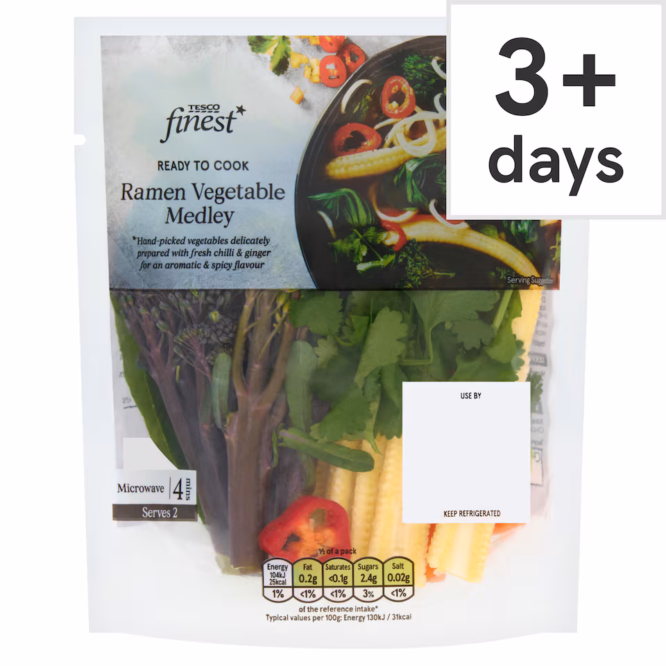 Tesco Finest Ramen Vegetable Medley 160g