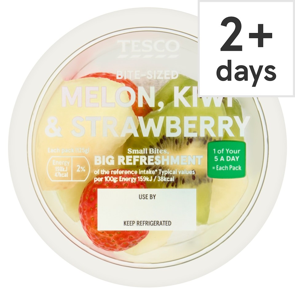 Tesco Melon, Kiwi & Strawberry 125g