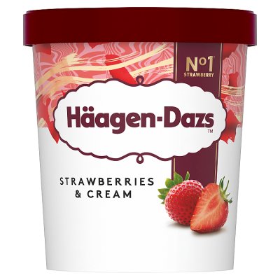 Häagen-Dazs Strawberries & Cream Ice Cream