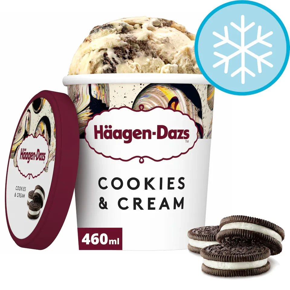 Haagen-Dazs Ice Cream - Cookies & Cream 460ml