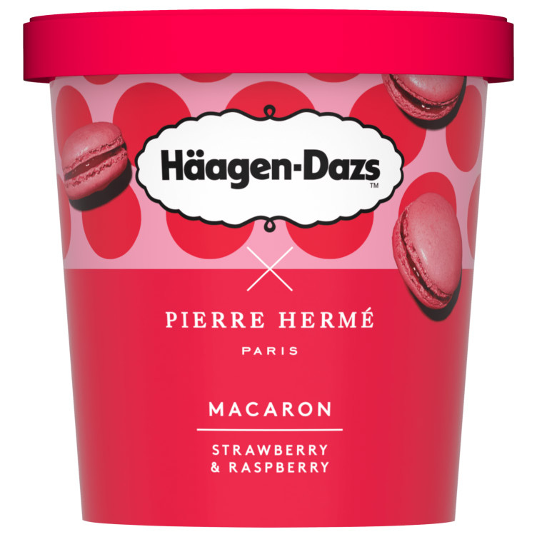 Haagen Dazs Makron Strawberry 420ml