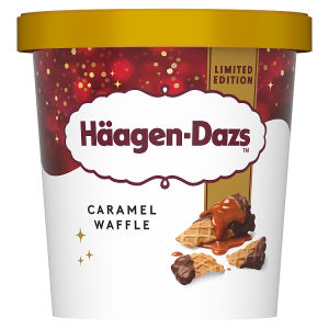 Häagen-Dazs Limited Edition Caramel Waffle Ice Cream 351g