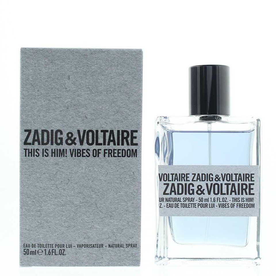 Zadig & Voltaire This Is Him! Vibes Of Freedom Mens EDT 50ml Fragrance