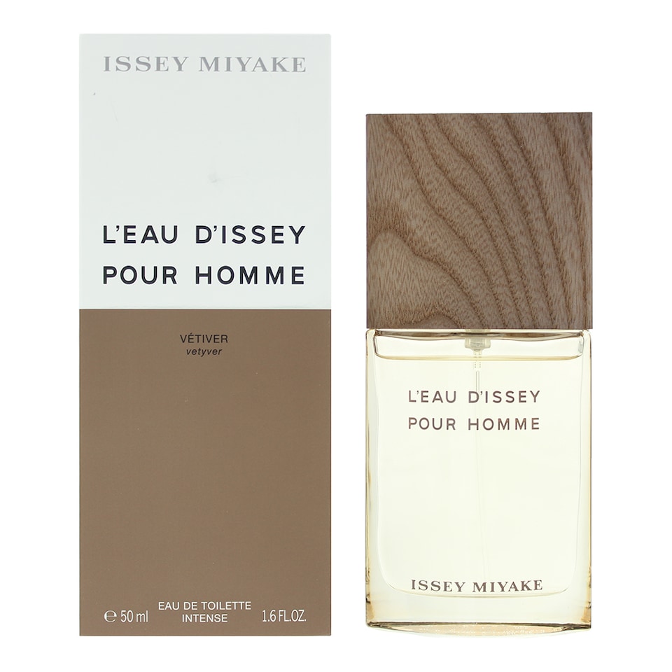 Issey Miyake L'eau D'issey Pour Homme Vetiver Eau de Toilette 50ml Spray For Him | Gold | Multi | 50ml