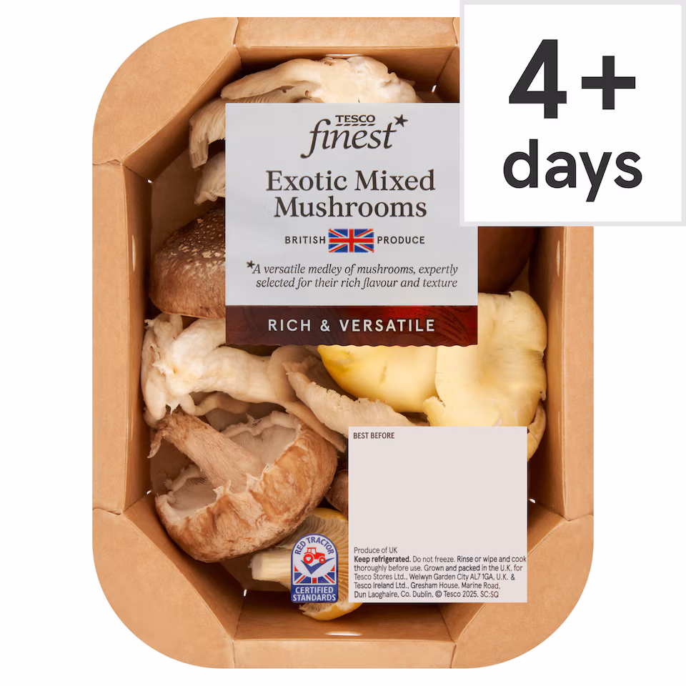 Tesco Finest Exotic Mixed Mushrooms 150G