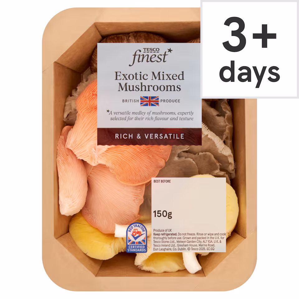 Tesco Finest Exotic Mixed Mushrooms 150G