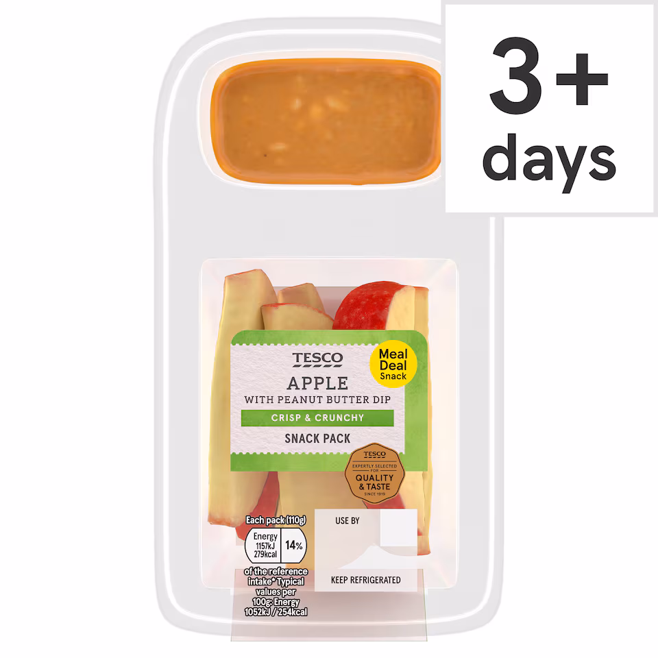 Tesco Apple and Peanut Butter Dip 110g