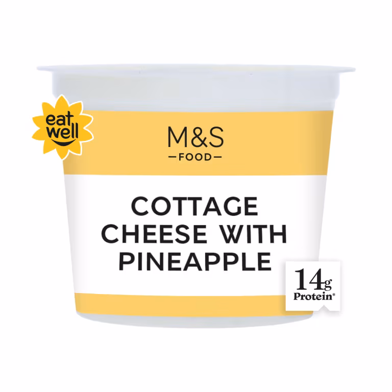 M&S Cottage Cheese With Pineapple