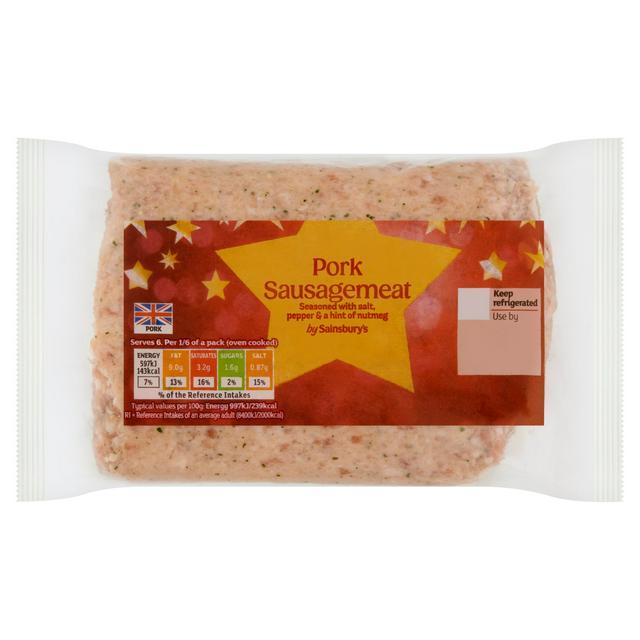 Sainsbury's Butcher's Choice British Pork Sausagemeat 400g