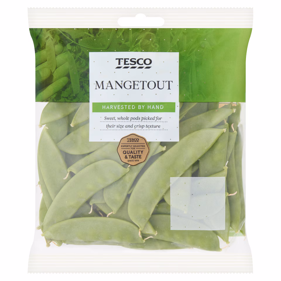 Tesco Mangetout 180g