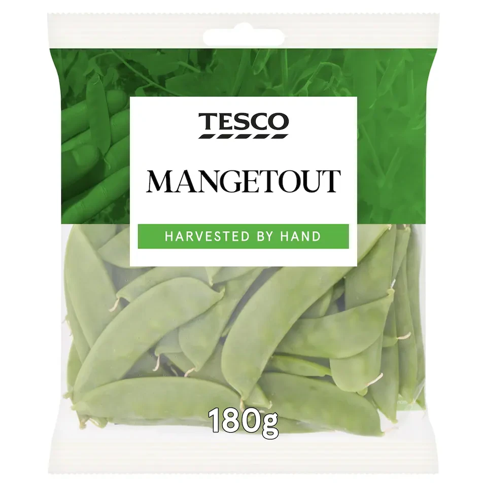 Tesco Mangetout 180g