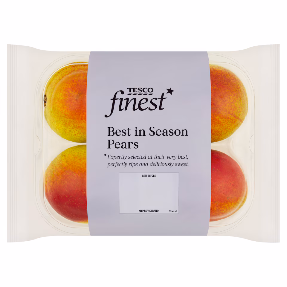 Tesco Finest Best in Season Pears 4 Pack