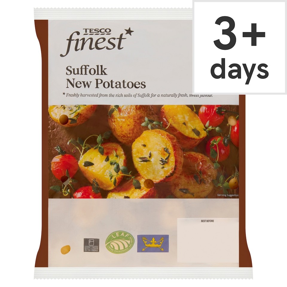 Tesco Finest Suffolk New Potatoes 750g
