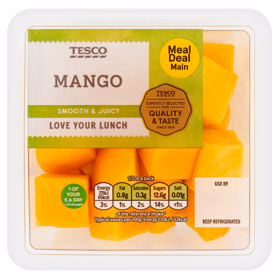 Tesco Mango Chunks 250G (FOS)