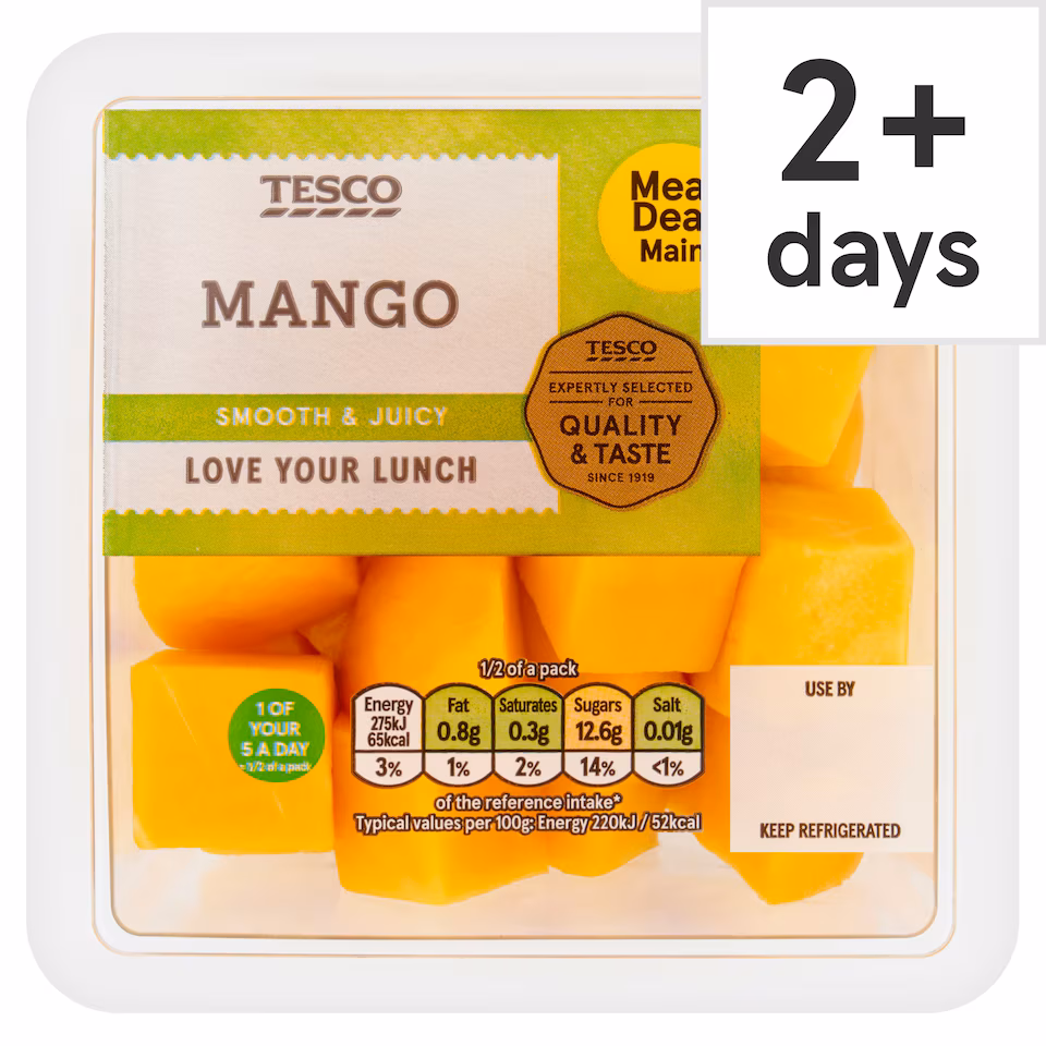 Tesco Mango Chunks 250G (FOS)