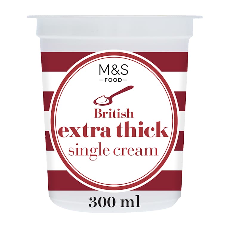 M&S British Extra Thick Single Cream