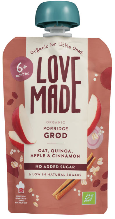 Grøt m/Havre Eple/Quinoa&Kanel Øko 100g