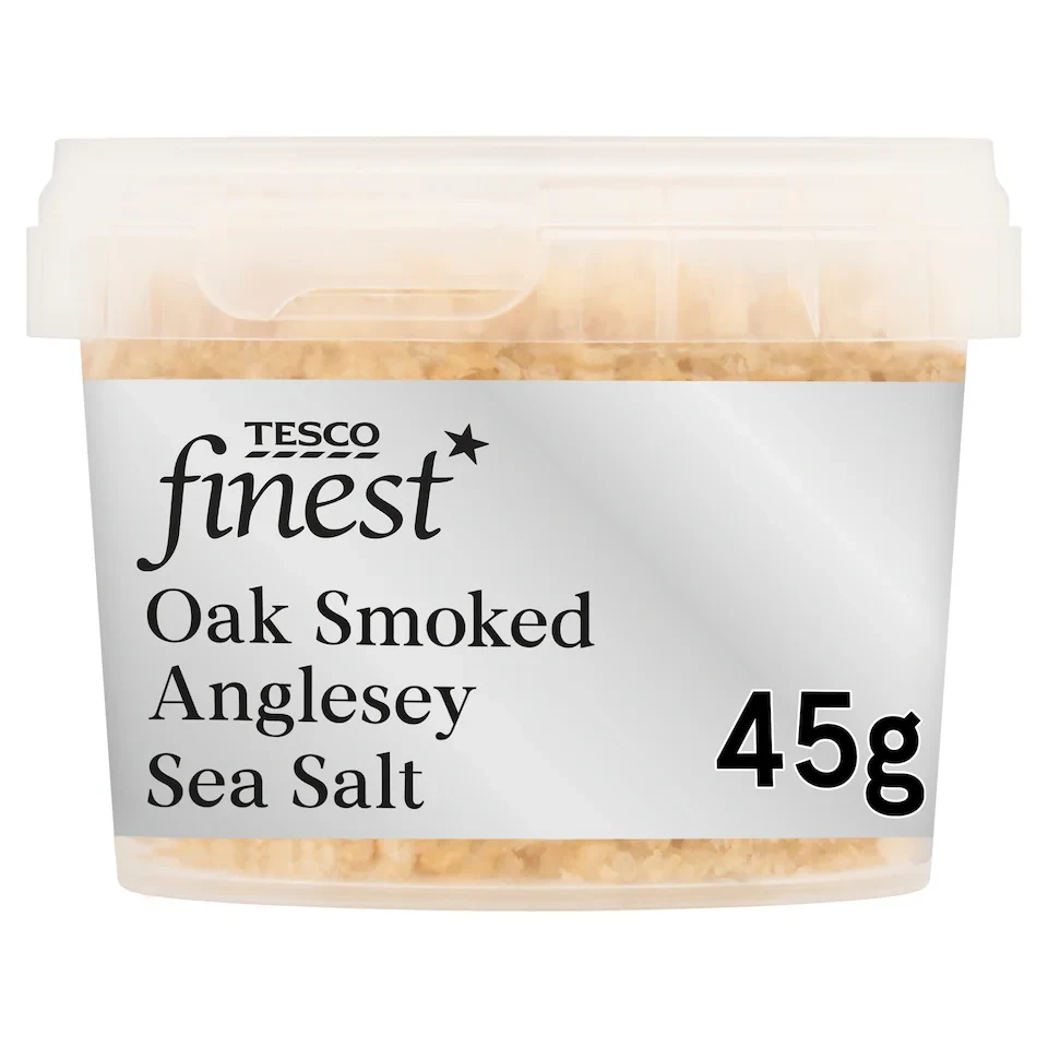 Tesco Finest Oak Smoked Anglesey Sea Salt 45g