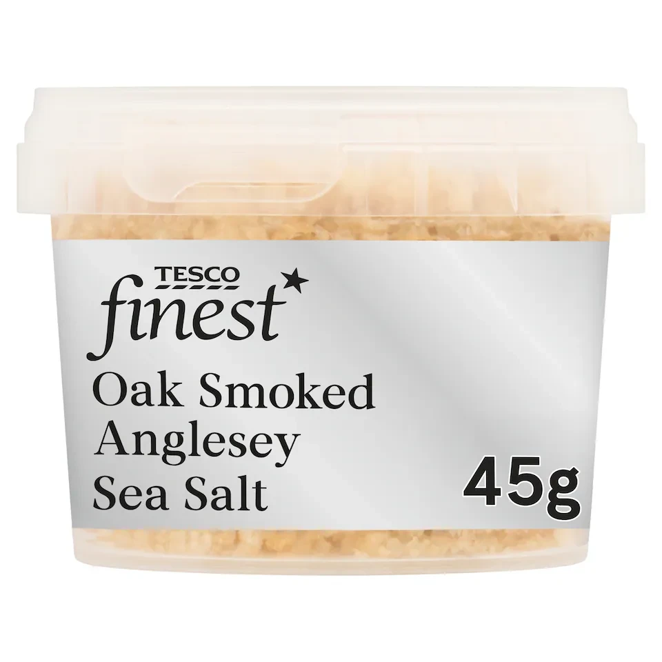 Tesco Finest Oak Smoked Anglesey Sea Salt 45g