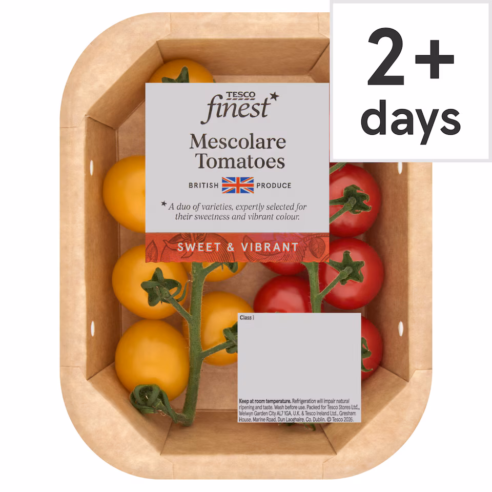 Tesco Finest Mescolare Vine Tomatoes 220G