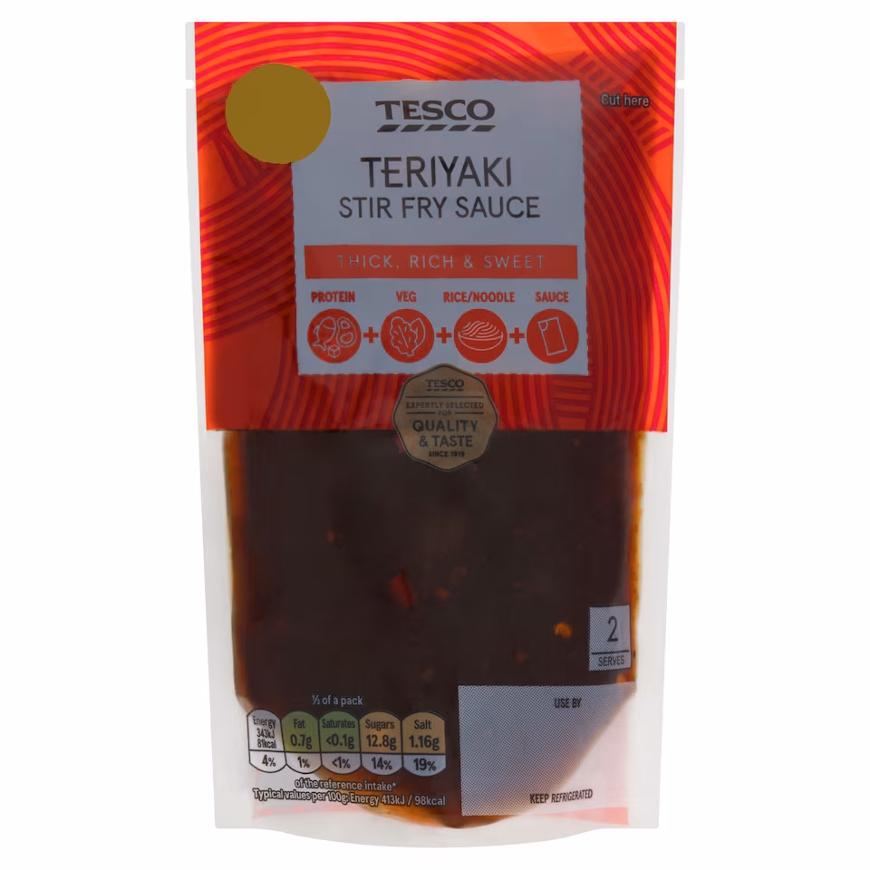Tesco Teriyaki Stir Fry Sauce 165g
