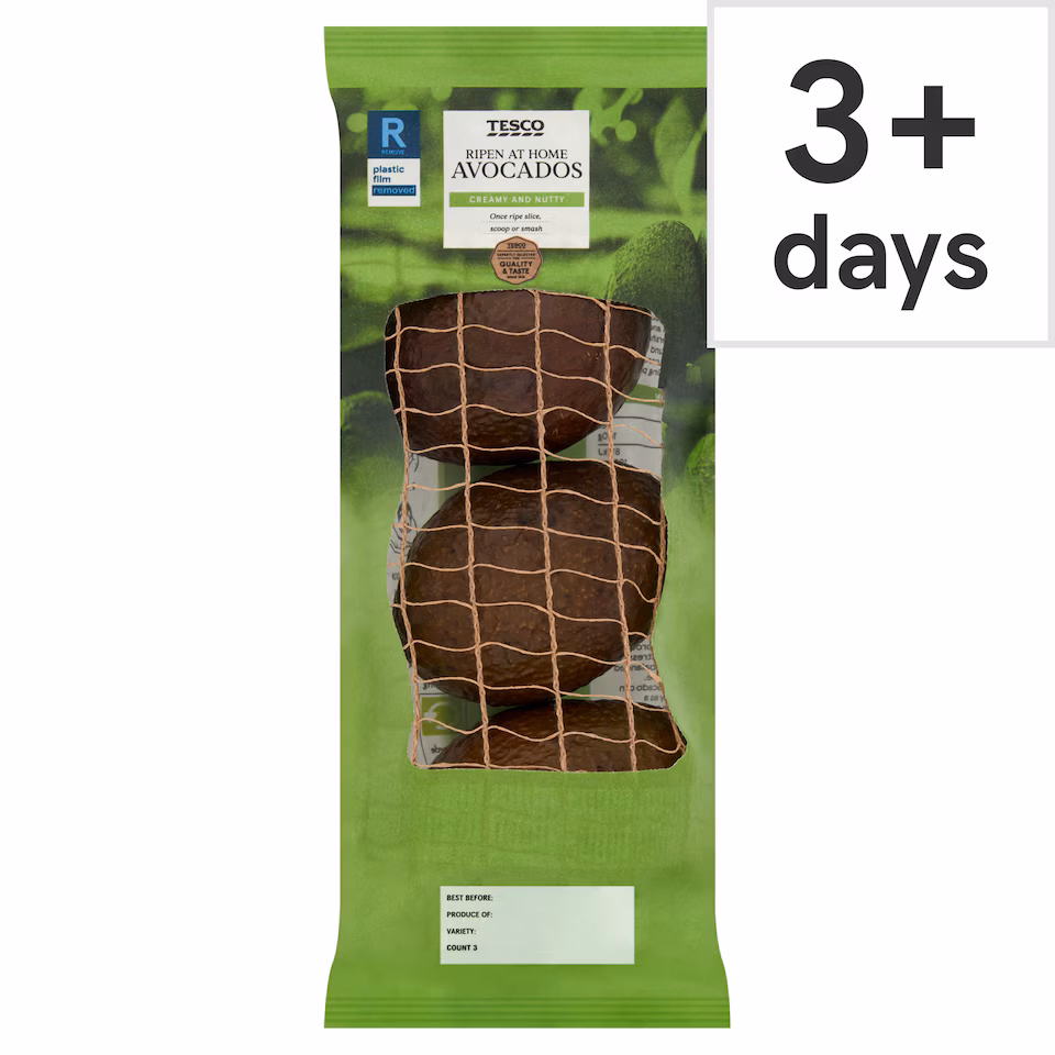 Tesco Ripen At Home Avocados 3Pack