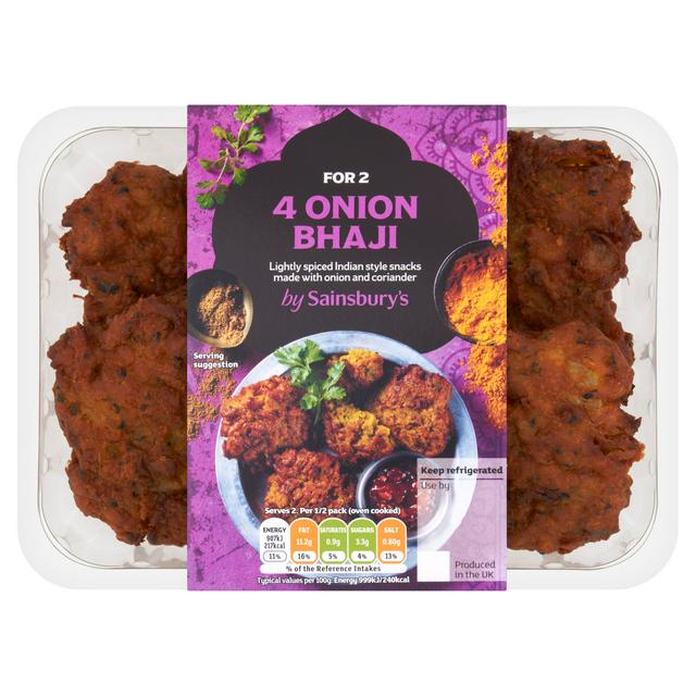 Sainsbury's Onion Bhaji x4 200g