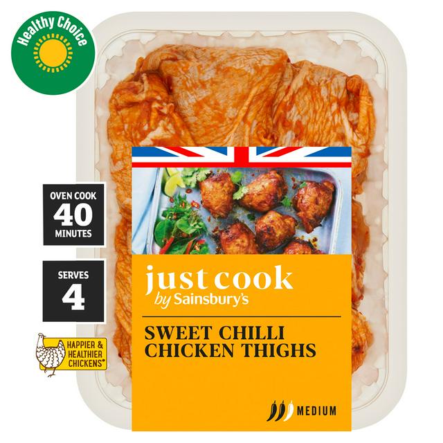 Sainsbury's British Sweet Chilli Chicken Thighs 700g