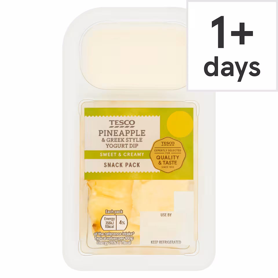 Tesco Pineapple & Greek Style Yogurt Dip 120g