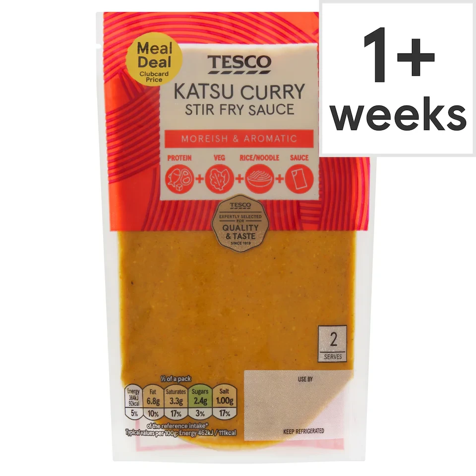 Tesco Katsu Stir Fry Sauce 165g