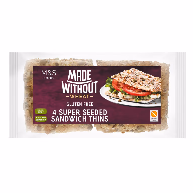 M&S 4 Super Seeded Sandwich Thins