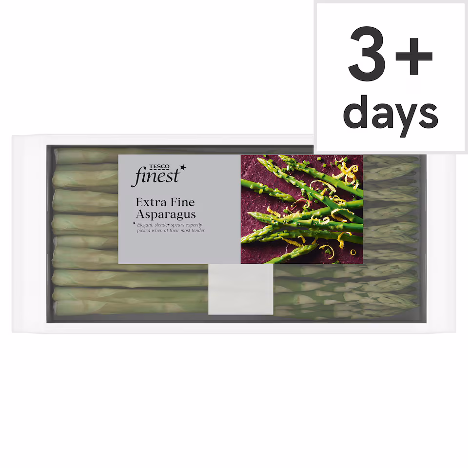 Tesco Finest Extra Fine Asparagus 110g