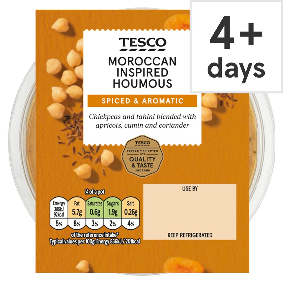 Tesco Moroccan Houmous 182g