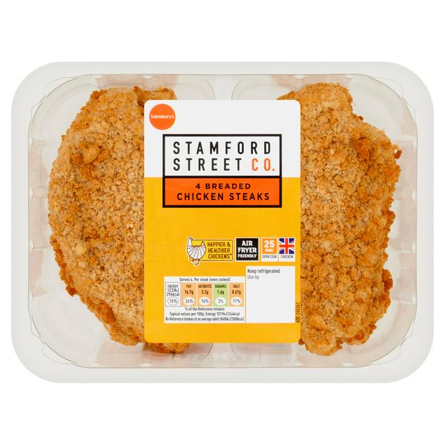 Stamford Street Co. Breaded Chicken Steaks x4 505g