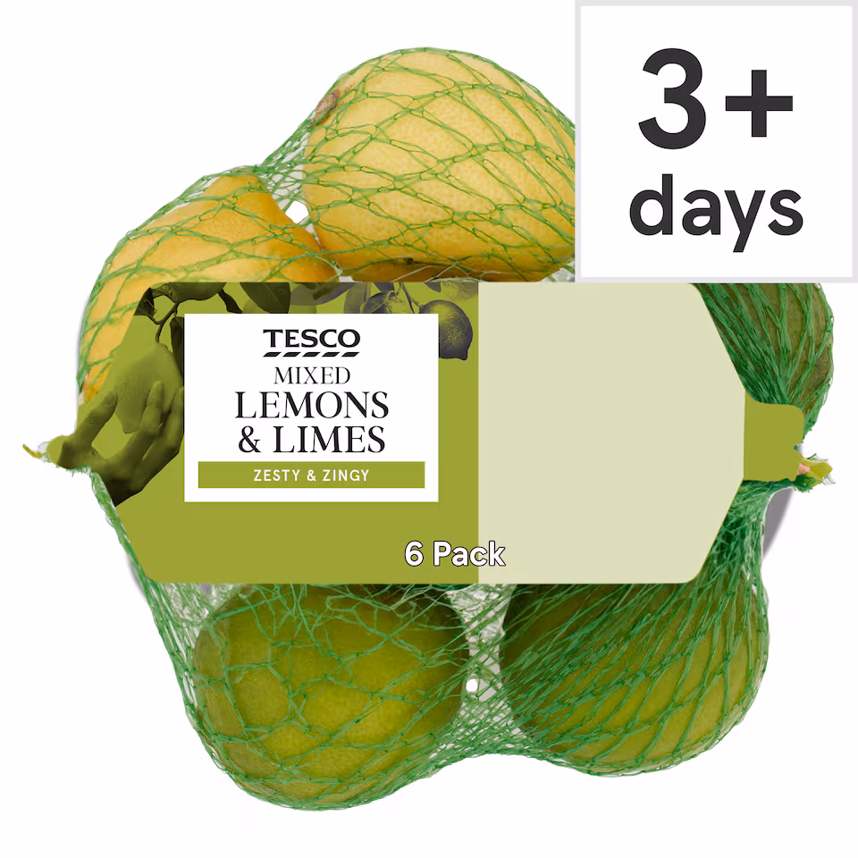 Tesco Lemon and Limes 6 Pack