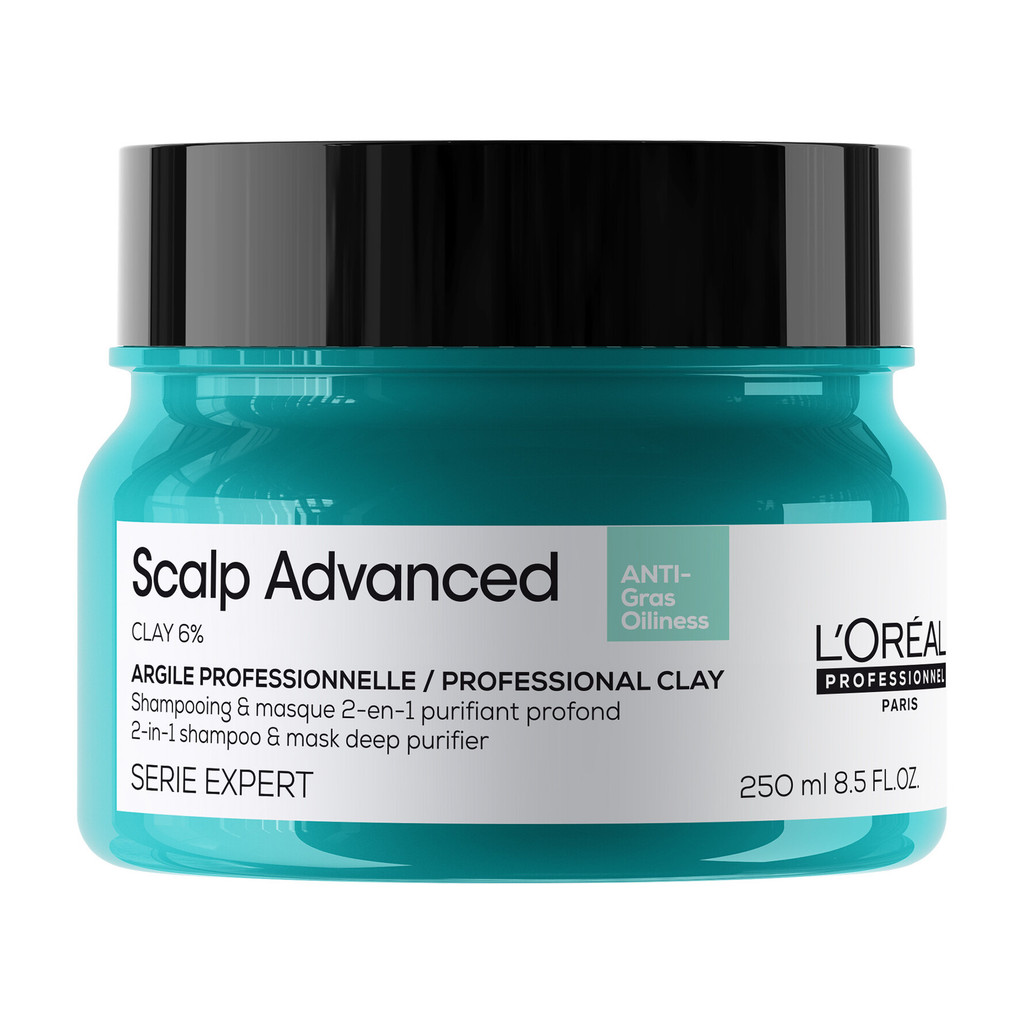 L'Oréal Professionnel Scalp Advanced Anti-Oiliness 2-in-1 Deep Purifier Clay 250 ml