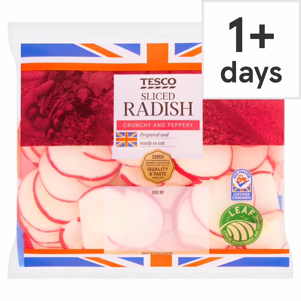 Tesco Sliced Radish 150g