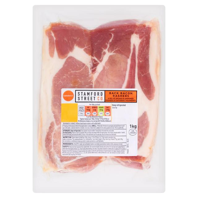 Stamford Street Co. Back Bacon 1kg