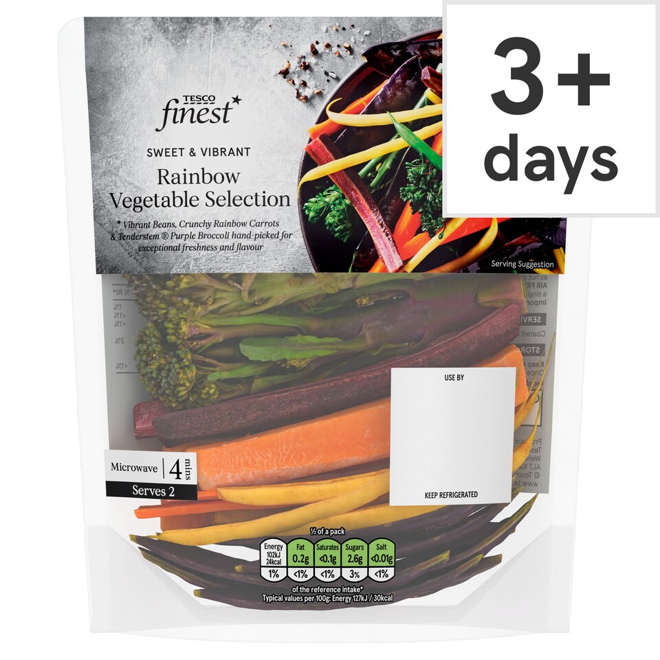 Tesco Finest sweet & vibrant colourful vegetable medley 160g