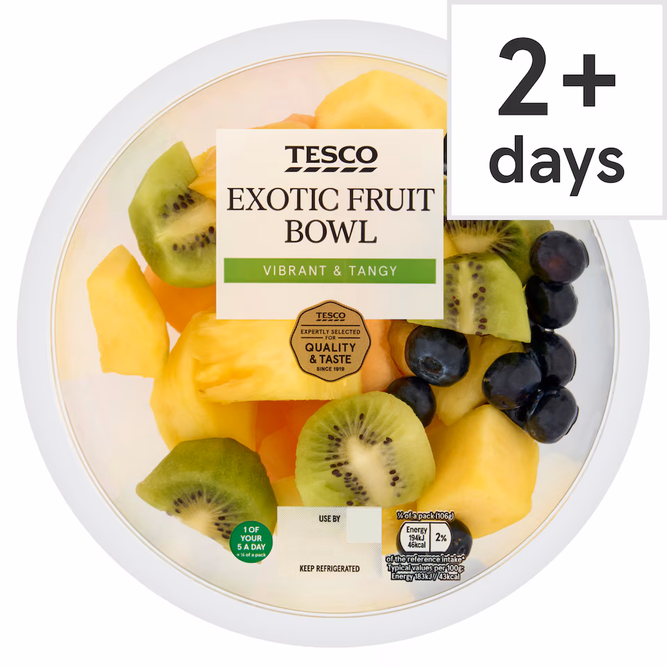 TESCO Exotic Fruit Bowl 425g
