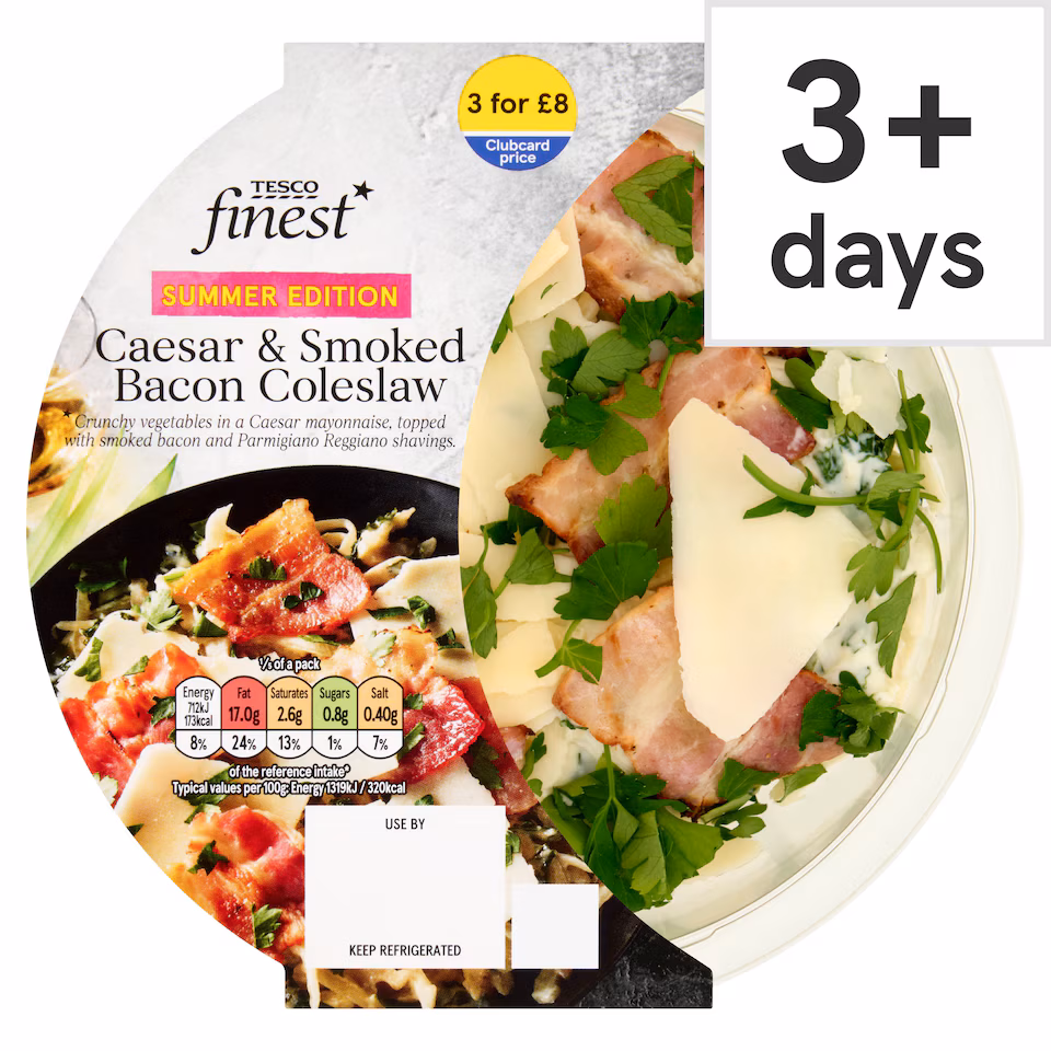 Tesco Finest Caesar & Smoked Bacon Coleslaw 270g